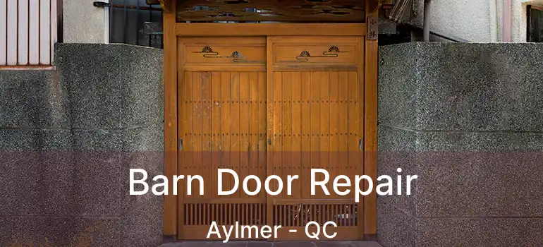  Barn Door Repair Aylmer - QC