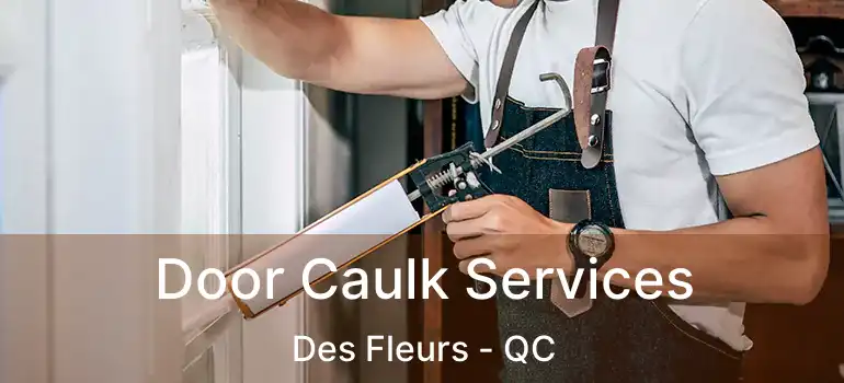  Door Caulk Services Des Fleurs - QC
