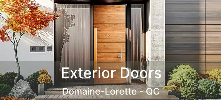  Exterior Doors Domaine-Lorette - QC