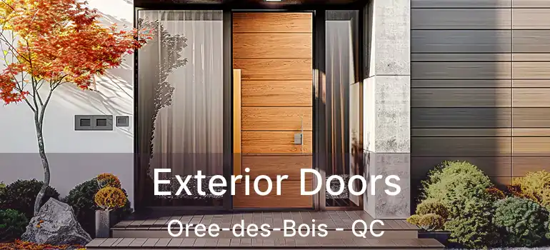  Exterior Doors Oree-des-Bois - QC