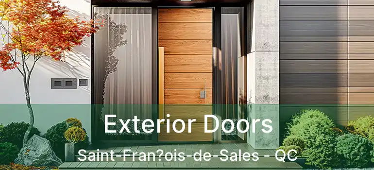  Exterior Doors Saint-Fran?ois-de-Sales - QC