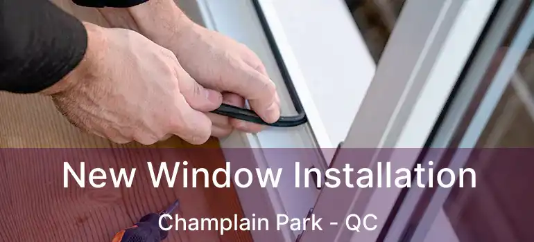  New Window Installation Champlain Park - QC