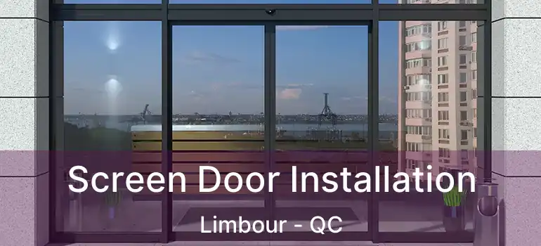  Screen Door Installation Limbour - QC
