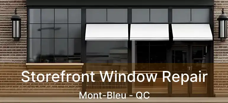  Storefront Window Repair Mont-Bleu - QC