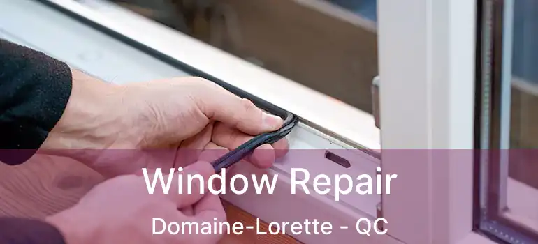  Window Repair Domaine-Lorette - QC