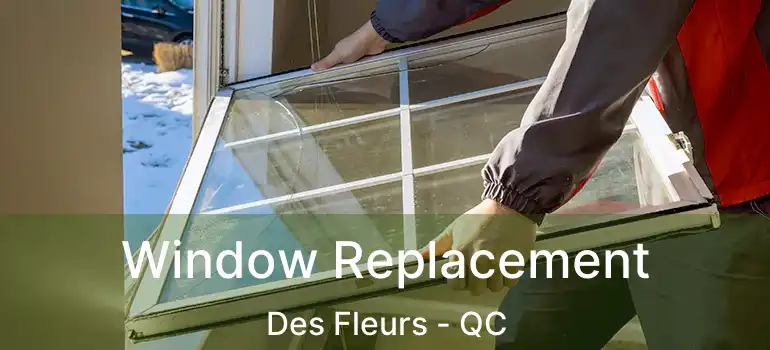  Window Replacement Des Fleurs - QC